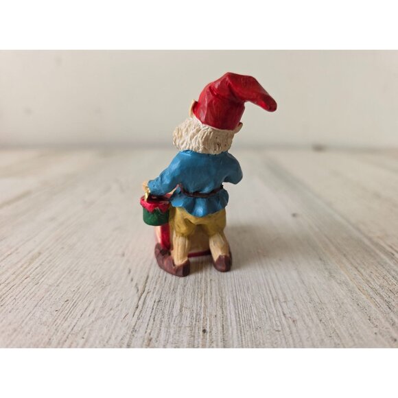 Vintage elf black painting toy figurine village Xmas decor - Picture 3 of 8